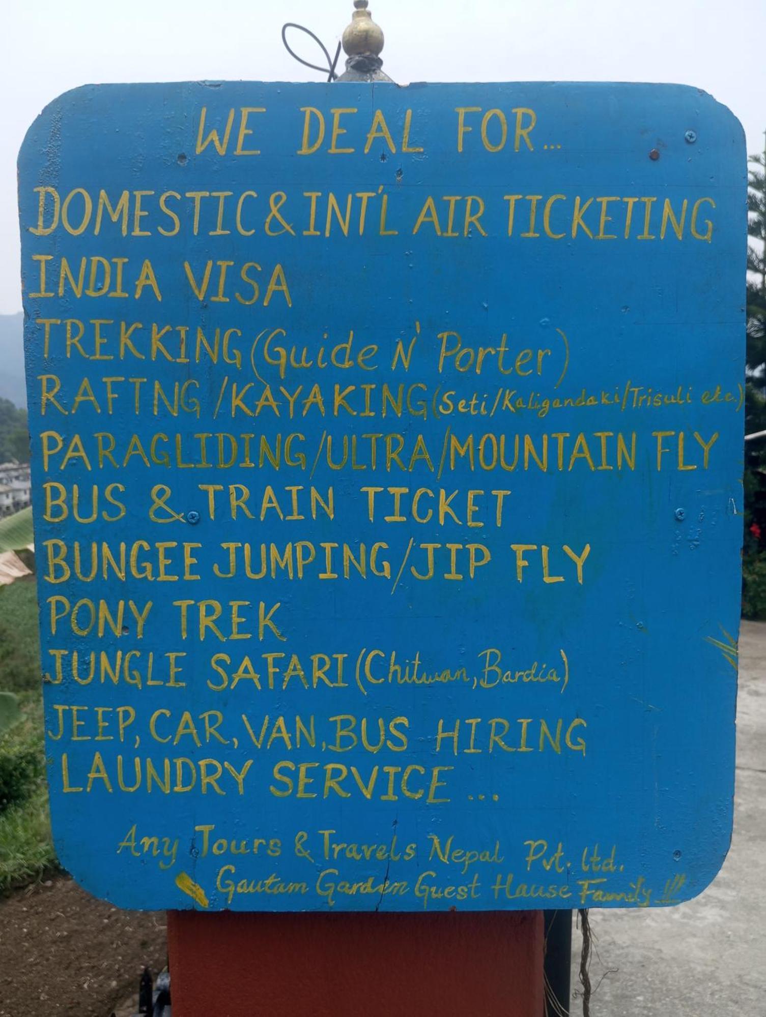 Gautam Garden Guest House Pokhara Dış mekan fotoğraf
